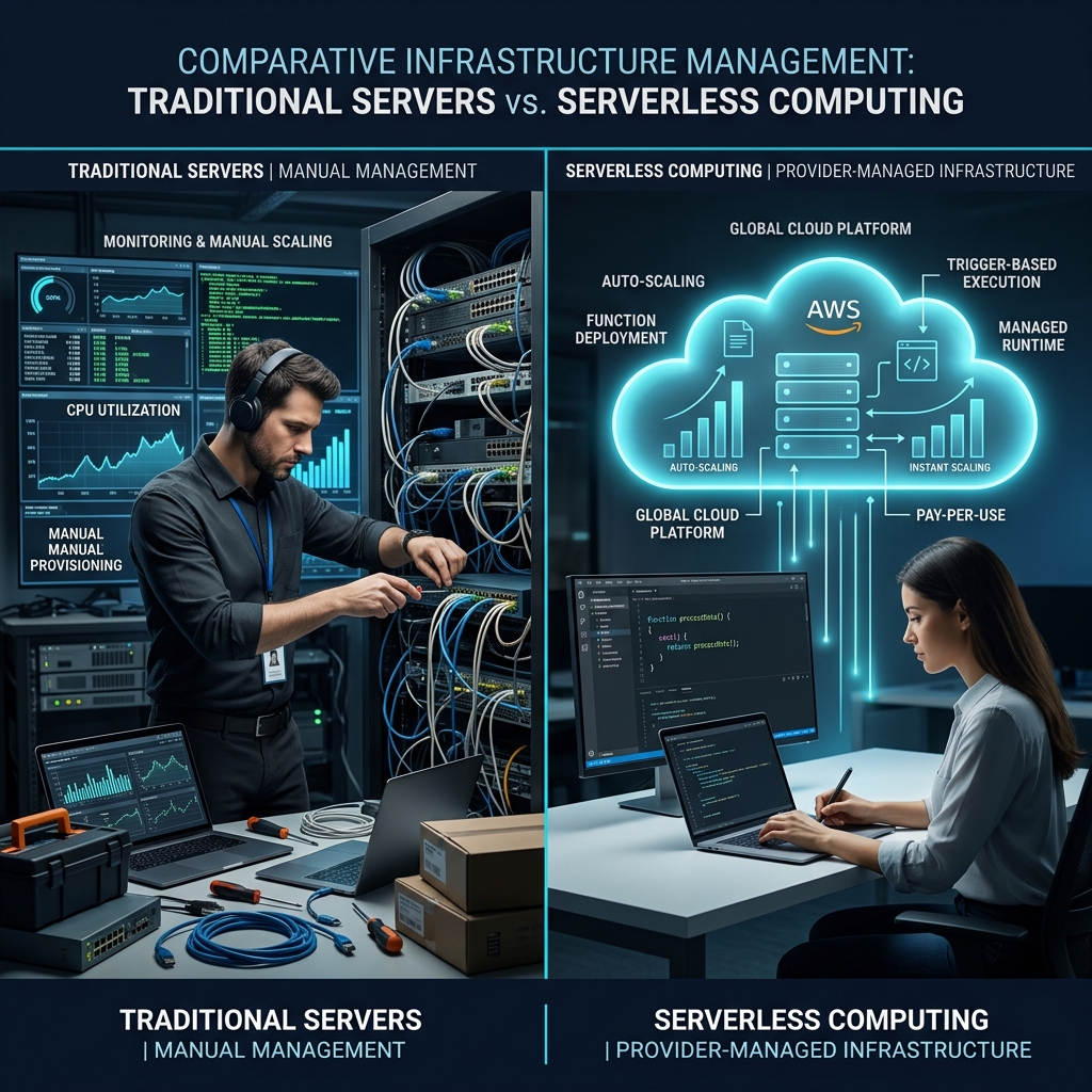 Traditional vs Serverless Comparison